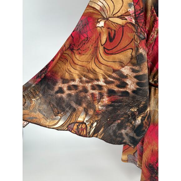 Y2K Dark Romance Babydoll Top MEDIUM Whimsigoth Fairy Grunge Festival Peasant - Picture 7 of 10